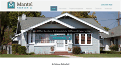 Desktop Screenshot of mantelproperties.com